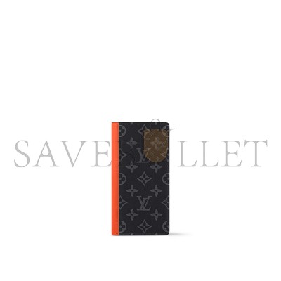 LOUIS VUITTON BRAZZA WALLET MONOGRAM ECLIPSE M25846 (19*10*2cm)